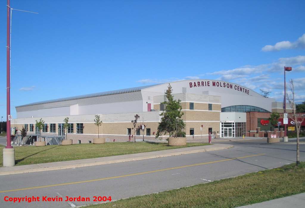 Barrie Colts Arena Seating Chart