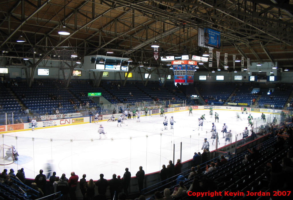 Sudbury Wolves Arena Seating Chart