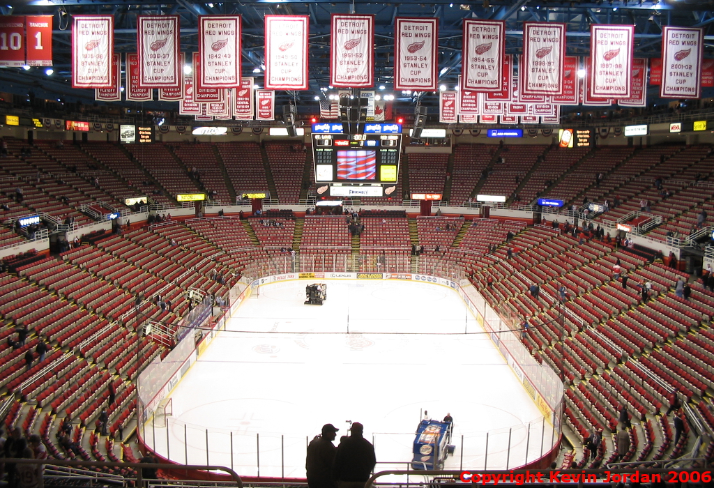 Joe Louis Arena with Cobo Center, Detroit, Joe Louis Arena …